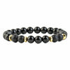 Retro Round Natural Stone Beaded Bracelets 1 Piece