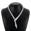 Fashion Snake Alloy Inlay Rhinestones Women's Choker 1 Piece