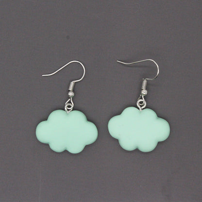 Cute Clouds Alloy Resin Women's Drop Earrings 1 Pair