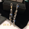 Fashion Geometric Alloy Inlay Rhinestones Women's Drop Earrings 1 Pair