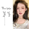 Fashion Geometric Alloy Inlay Rhinestones Women's Drop Earrings 1 Pair