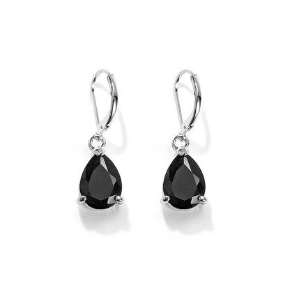 Fashion Water Droplets Alloy Plating Inlay Zircon Women's Drop Earrings 1 Pair