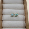 1 Pair Simple Style Geometric Plating Crystal Ear Studs