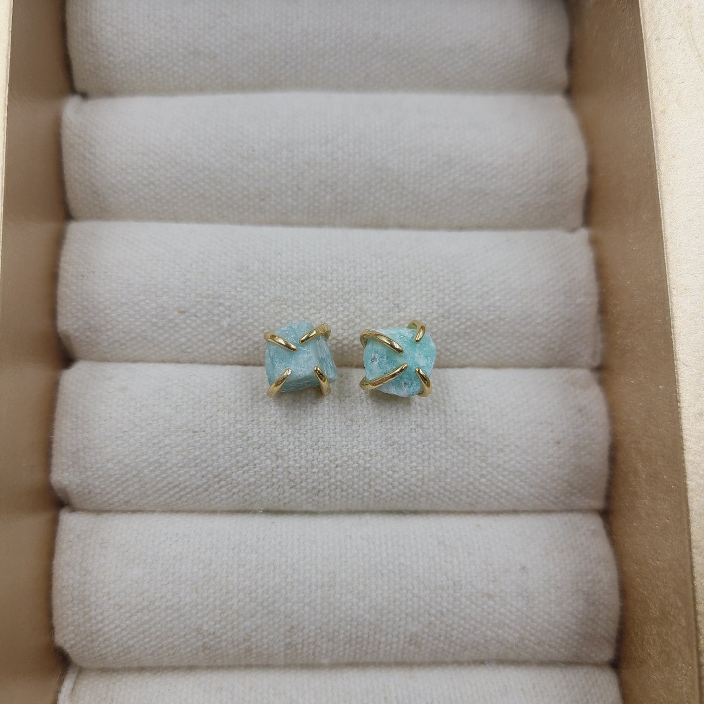 1 Pair Simple Style Geometric Plating Crystal Ear Studs