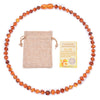 Fashion Geometric Amber Beaded Kid's Necklace