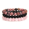 Fashion Marble Crystal Beaded Bracelets