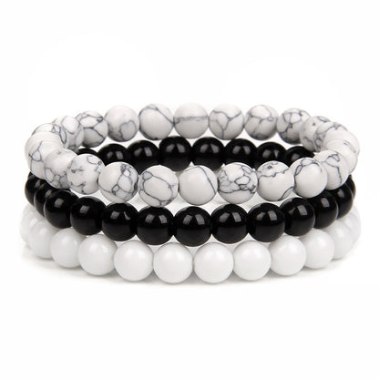 Fashion Marble Crystal Beaded Bracelets