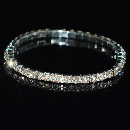 Luxurious Circle Alloy Plating Rhinestones Bracelets