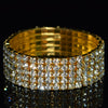 Luxurious Circle Alloy Plating Rhinestones Bracelets