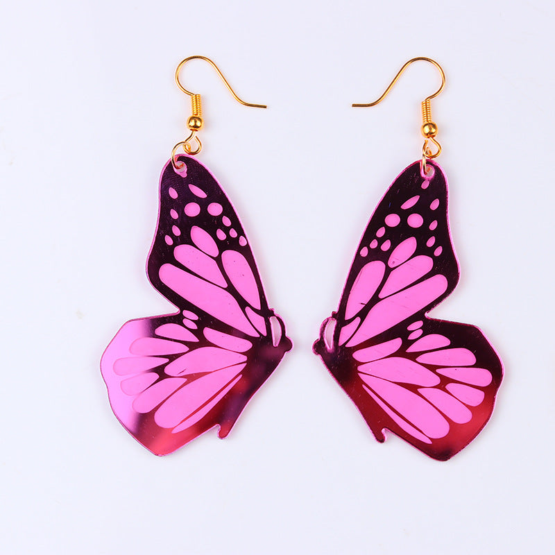 1 Pair Fashion Butterfly Arylic Women's Drop Earrings