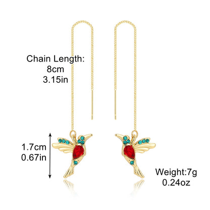 1 Pair Fashion Heart Shape Bee Butterfly Metal Plating Inlay Pearl Zircon Women's Ear Line