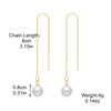 1 Pair Fashion Heart Shape Bee Butterfly Metal Plating Inlay Pearl Zircon Women's Ear Line