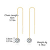 1 Pair Fashion Heart Shape Bee Butterfly Metal Plating Inlay Pearl Zircon Women's Ear Line