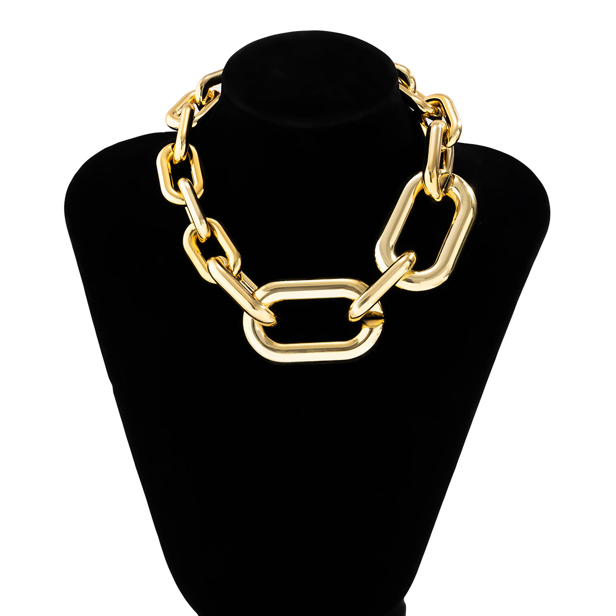 Hip-hop Geometric Ccb Plating Women's Necklace