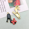 16 Models Per Model 1, 16/Bag 15*16mm 17*19mm 23*18mm Zinc Alloy Lipstick Lips High Heel Pendant