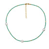 1 Piece Ethnic Style Color Block Alloy Pearl Seed Bead Beaded Women's Necklace