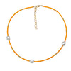 1 Piece Ethnic Style Color Block Alloy Pearl Seed Bead Beaded Women's Necklace