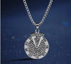 Fashion Animal Round Square Stainless Steel Alloy Inlay Rhinestones Pearl Unisex Pendant Necklace