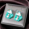 1 Pair Fashion Christmas Tree Santa Claus Snowman Arylic Christmas Women's Drop Earrings