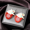 1 Pair Fashion Christmas Tree Santa Claus Snowman Arylic Christmas Women's Drop Earrings