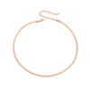 Simple Style Solid Color Alloy Plating Women's Necklace 1 Piece