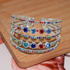 Luxurious Geometric Alloy Plating Inlay Rhinestones Women's Bangle 1 Piece