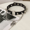 Vintage Style Round Heart Shape Spider Pu Leather Metal Women's Choker 1 Piece