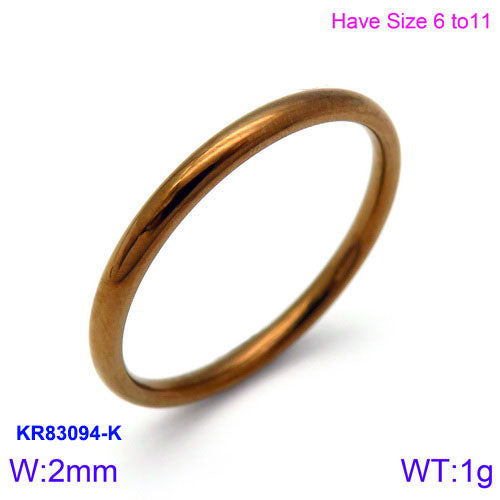 Fashion Round Stainless Steel Polishing Rings 1 Piece