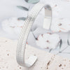 Fashion Leaf Titanium Steel Bangle