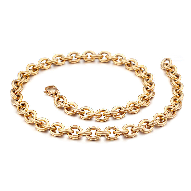 Fashion Stainless Steel O-chain Necklace Wholesale Gooddiy