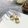 Sweet Solid Color Copper Plating Inlay Zircon Ear Hook 1 Pair