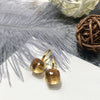 Sweet Solid Color Copper Plating Inlay Zircon Ear Hook 1 Pair