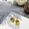 Sweet Solid Color Copper Plating Inlay Zircon Ear Hook 1 Pair