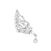 Fashion Wings Butterfly Copper Plating Artificial Diamond Zircon Ear Clips 1 Piece