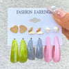 1 Set Simple Style Circle Alloy Enamel Women's Earrings