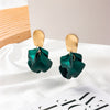 1 Pair Lady Flower Arylic Drop Earrings