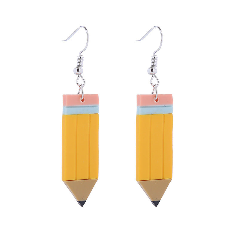 1 Pair Cute Geometric Soft Clay Irregular Women's Earrings