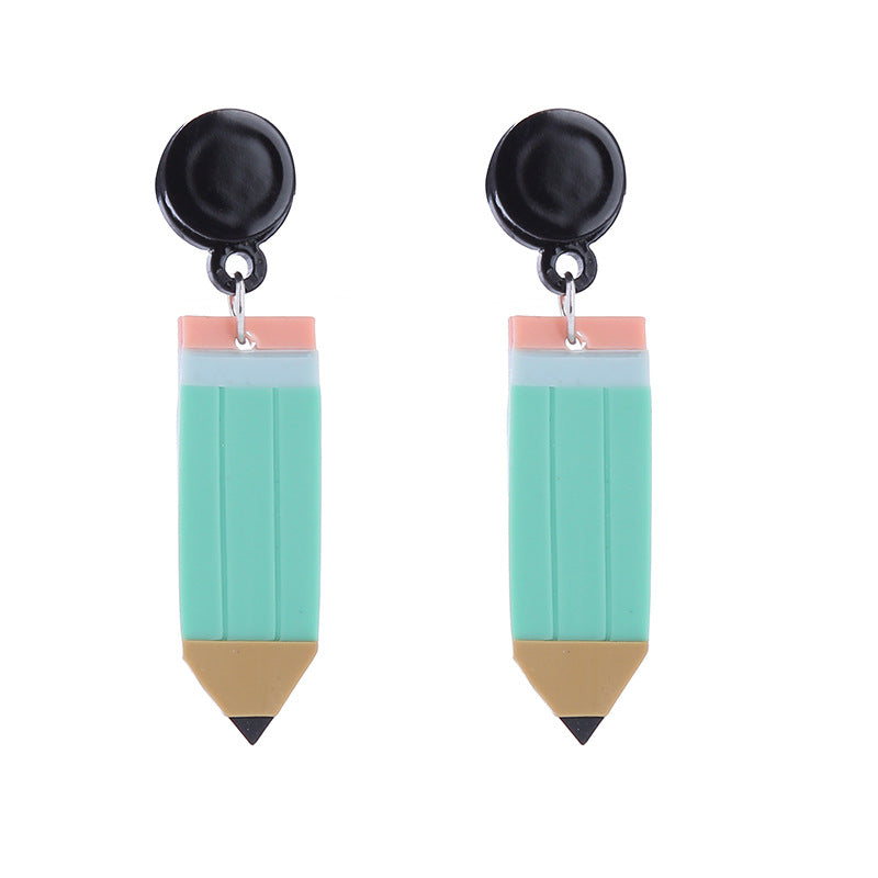 1 Pair Cute Geometric Soft Clay Irregular Women's Earrings