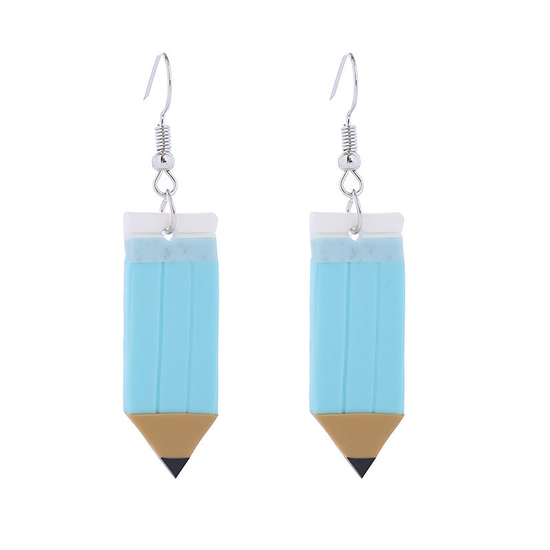 1 Pair Cute Geometric Soft Clay Irregular Women's Earrings