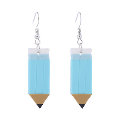 1 Pair Cute Geometric Soft Clay Irregular Women's Earrings