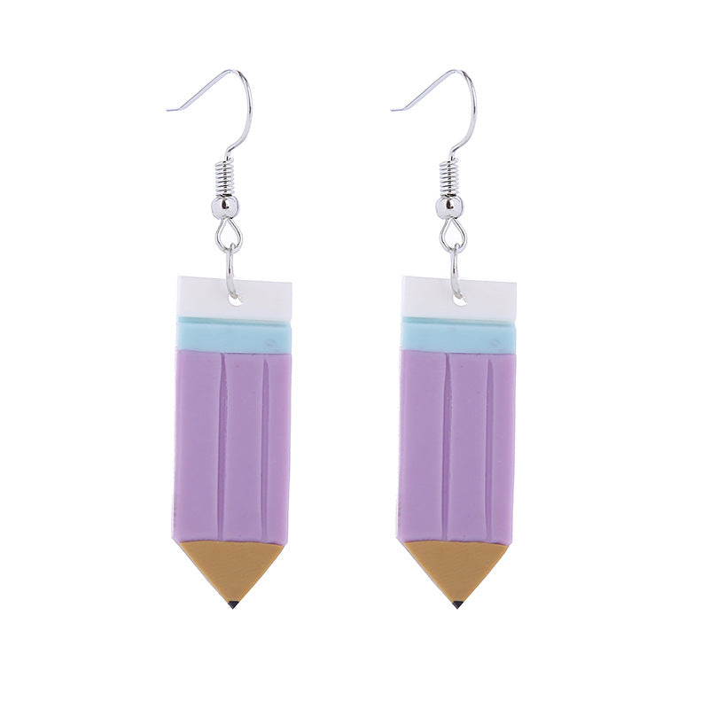 1 Pair Cute Geometric Soft Clay Irregular Women's Earrings