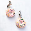 1 Pair Cute Geometric Donuts Resin Women's Earrings