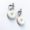 1 Pair Cute Geometric Donuts Resin Women's Earrings