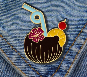 Fashion Fruit Alloy Enamel Unisex Brooches