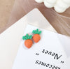 1 Pair Cute Fruit Resin Plating Women's Ear Studs