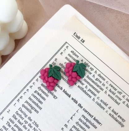 1 Pair Cute Fruit Resin Plating Women's Ear Studs