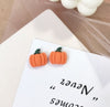 1 Pair Cute Fruit Resin Plating Women's Ear Studs