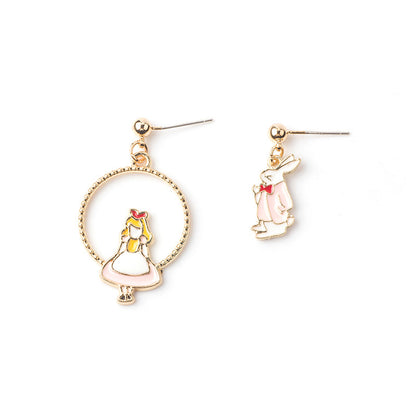 1 Pair Fashion Unicorn Alloy Plating Women's Drop Earrings