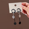 1 Pair Fashion Heart Shape Alloy Inlay Artificial Diamond Women's Drop Earrings