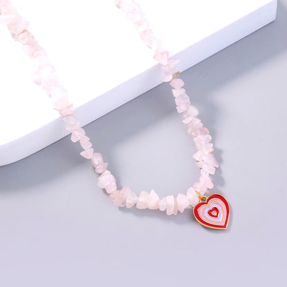 Classic Style Star Moon Heart Shape Copper Inlay Zircon Layered Necklaces 1 Piece